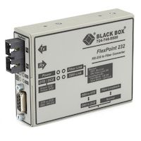 Flexpoint Async RS232 Extender over Fiber - DB9 Female to Multimode, 2.5 km