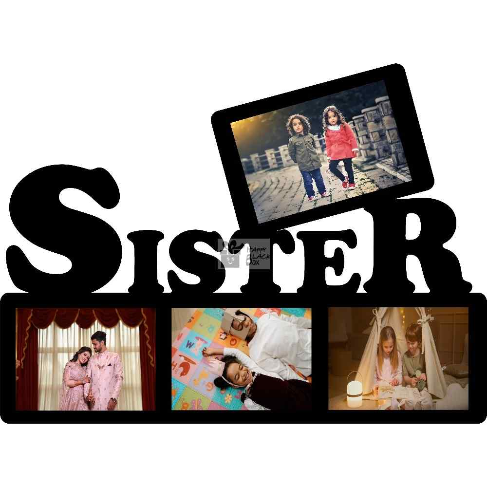 Black Printed Gift For Sister Photo frame, Size: 6x8 at Rs 249/piece in  Bengaluru